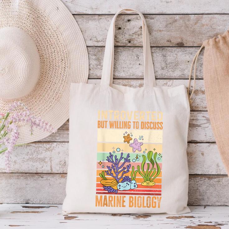 Marine Biology Ocean Introvert Marine Biologist Canvas Tote Bag Marine Biology Ocean Introvert Marine Biologist Canvas Tote Bag