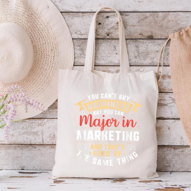 Marketing Major Student Shirt Graduation College Canvas Tote Bag