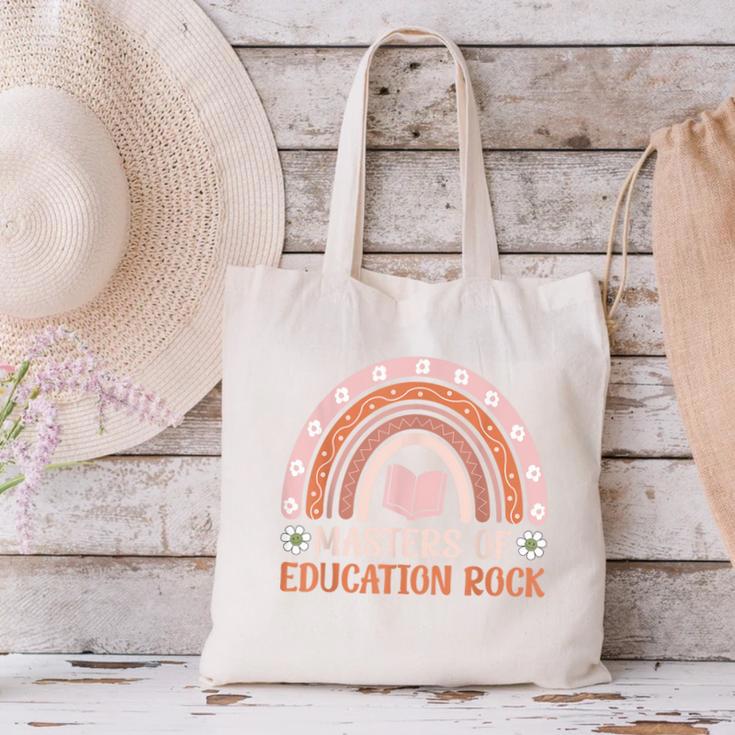 MASTER OF EDUCATION ROCK Master Graduation Canvas Tote Bag