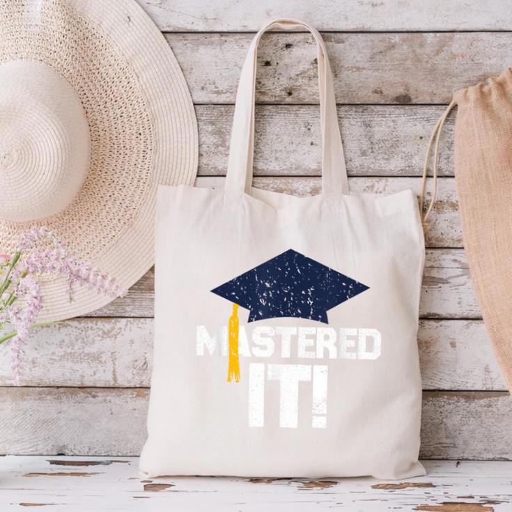 Mastered ItShirt Graduation Men Graduate Canvas Tote Bag