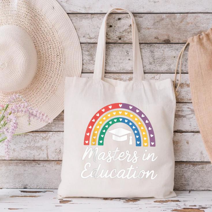 Masters Degree In Education Graduation Matching Graduate Canvas Tote Bag