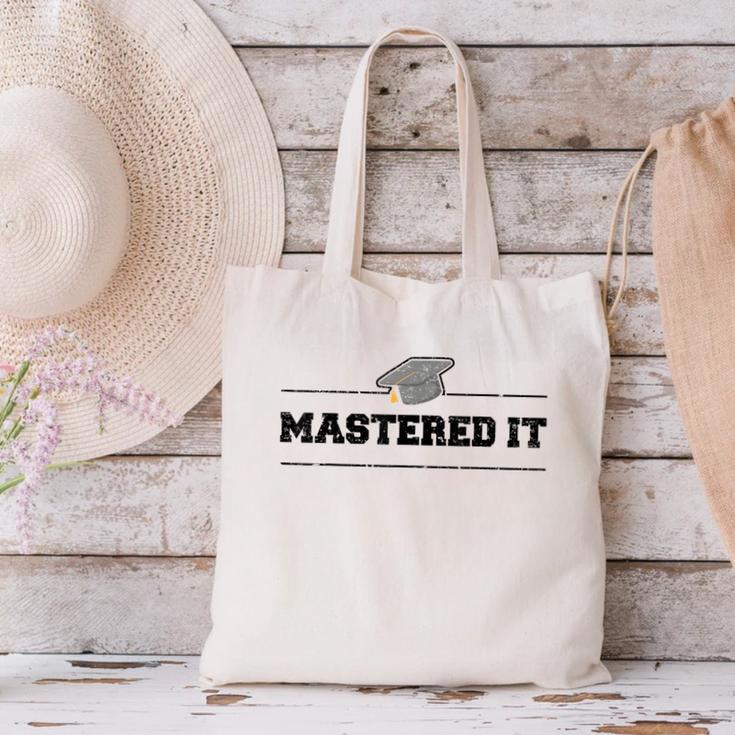 Masters Degree Graduation For Graduates Him Her Grads Canvas Tote Bag