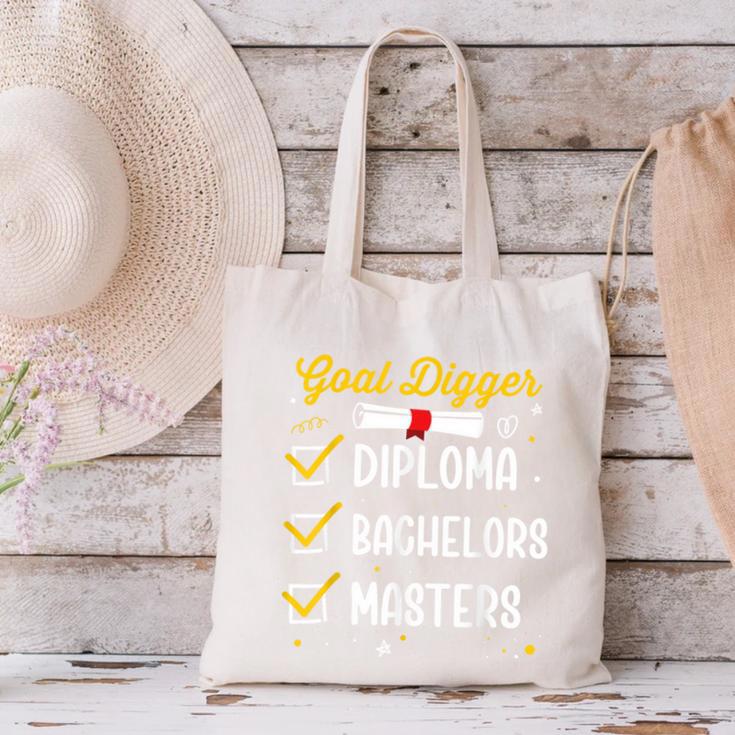 Masters Graduation Goal Digger Mastered It Canvas Tote Bag