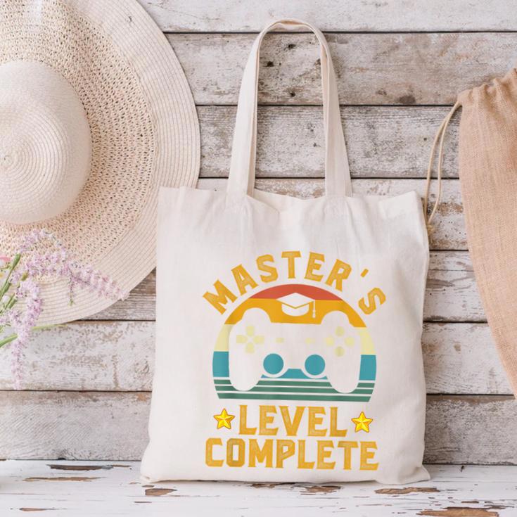 Master's Level Complete Vintage Video Gamer Graduation Canvas Tote Bag