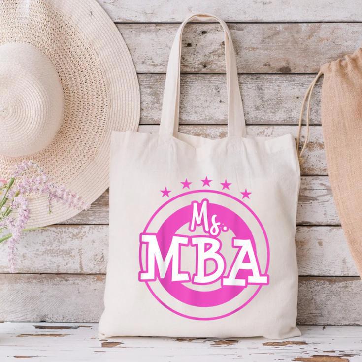MBA Graduation Masters Business Administration T-Shirt Canvas Tote Bag