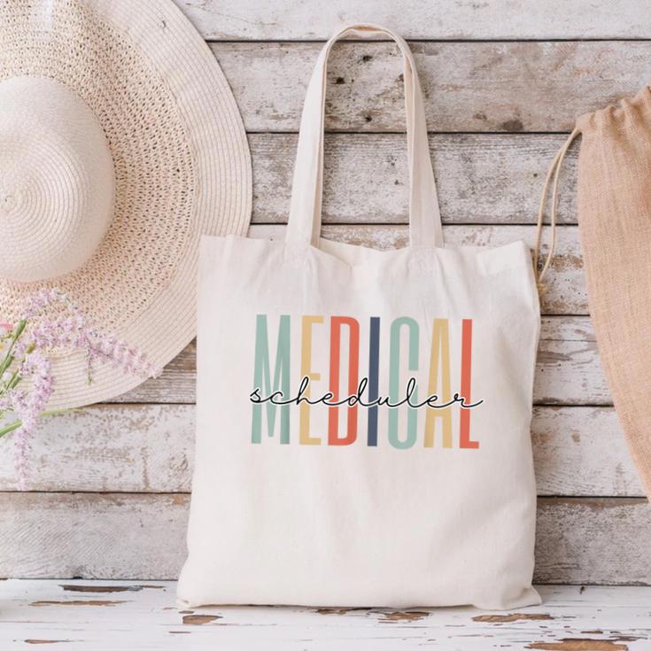 Medical Scheduler Healthcare Worker Appreciation Graduation Canvas Tote Bag