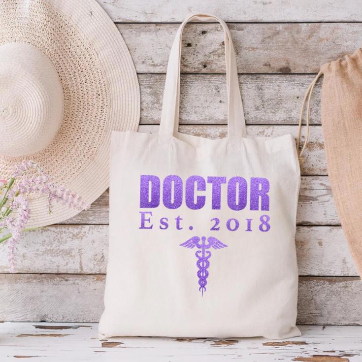 Medical Student Shirt Doctor Graduation Tshirt MD DO Degree Canvas Tote Bag