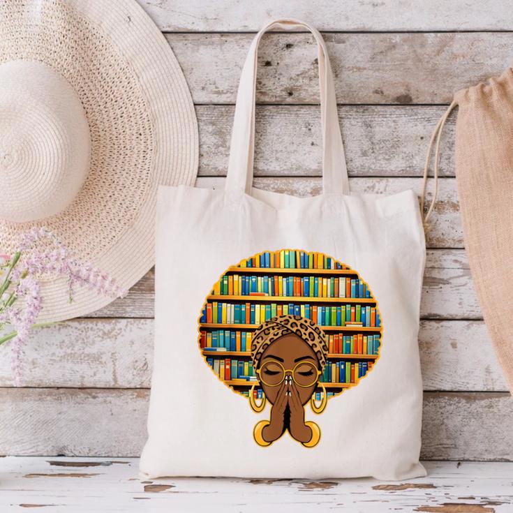 Melanin Afro Women Girl Book Librarian History African Canvas Tote Bag Melanin Afro Women Girl Book Librarian History African Canvas Tote Bag