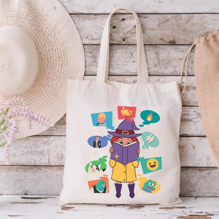 Meme Magic Introvert Anti People Social Media Meme Lovers Canvas Tote Bag