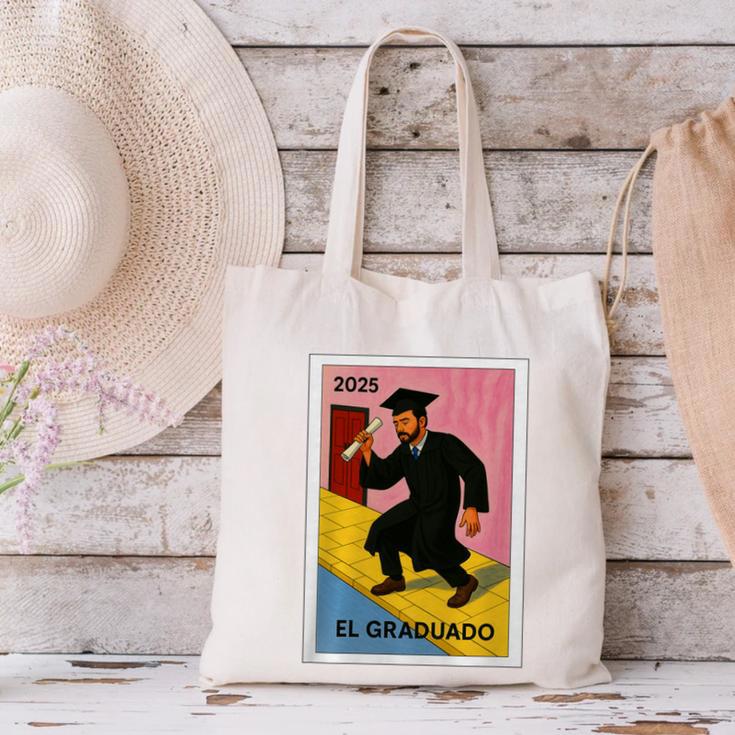 Mexican For Graduation 2025 El Graduado Premium Tri-Blend Canvas Tote Bag