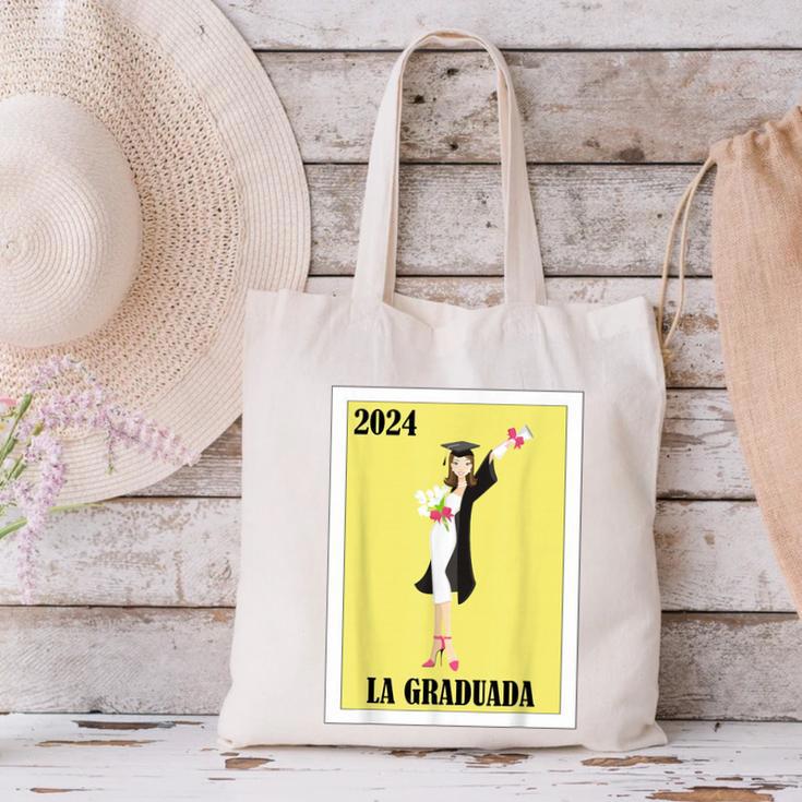 Mexican For Graduation La Graduada 2024 Canvas Tote Bag