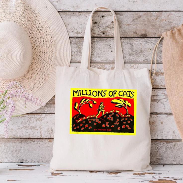 Millions Of Cats Book Cover Canvas Tote Bag