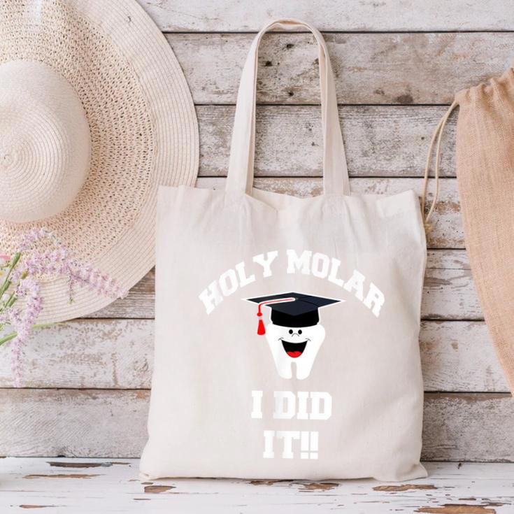 Molar Dentist Dental Hygienist Graduation Shirt Canvas Tote Bag