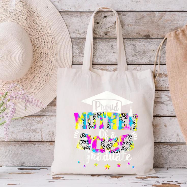 Mother Of a 2025 Graduate Tie Dye Class Senior Graduation 25 Canvas Tote Bag