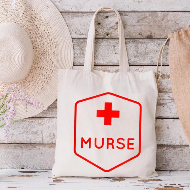 Murse Shirt Perfect For Male Nurse Graduation Canvas Tote Bag