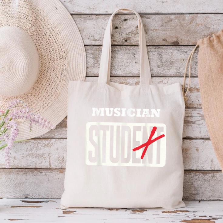 MUSICIAN Student Shirt Graduation MUSICIAN Stud Canvas Tote Bag