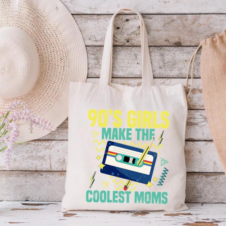 Nineties Girls Make The Coolest Moms Nostalgia 90s Mom Canvas Tote Bag
