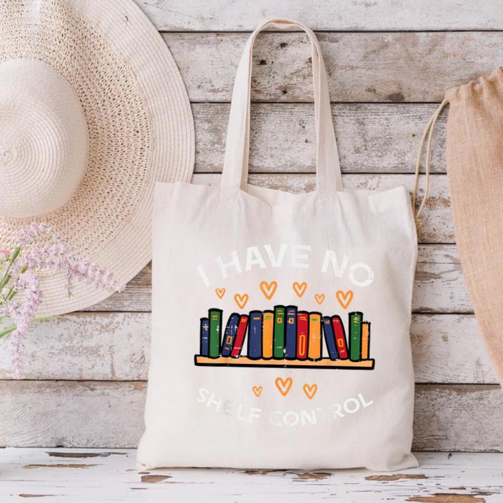 No Shelf Control Read Reading Book Librarian Men Women Kids Canvas Tote Bag