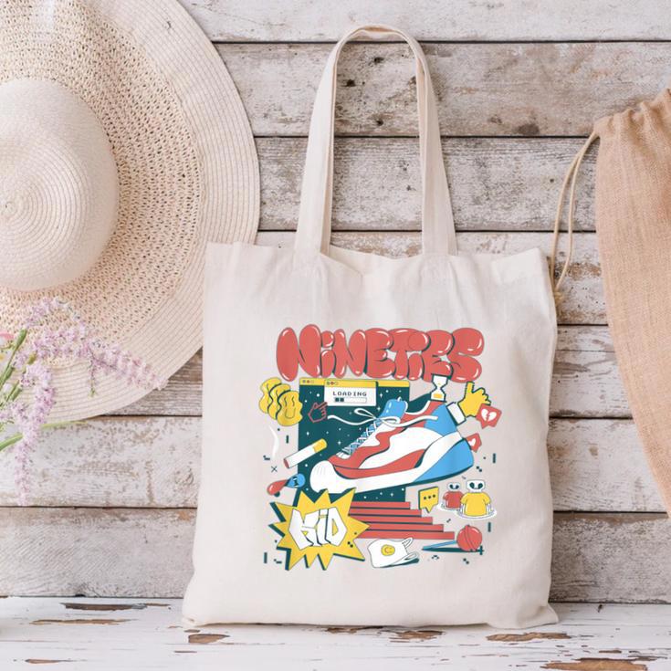 Nostalgia Gen X 90s Nineties Things Canvas Tote Bag