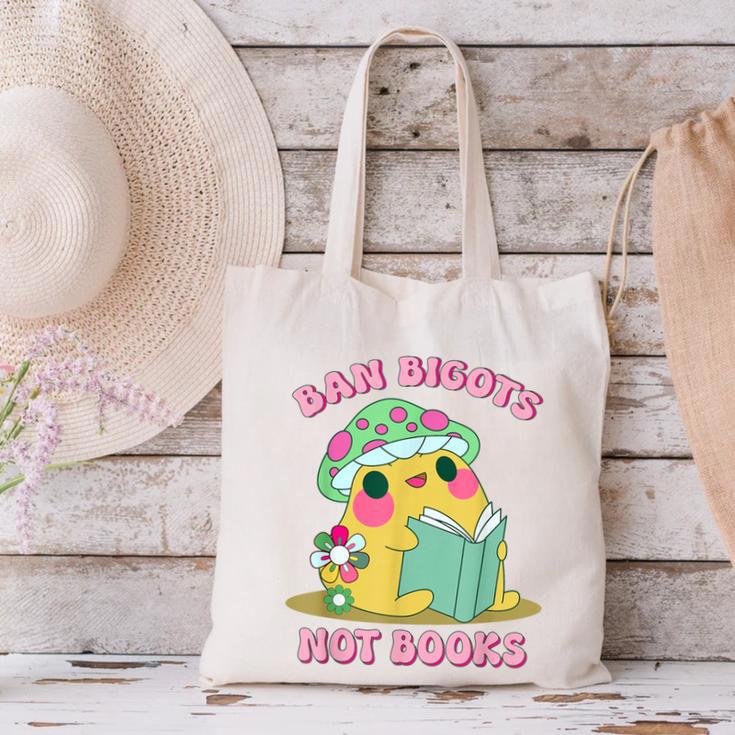 Do Not Forbid Fanatics Books Funny Mushroom Books Reading Canvas Tote Bag
