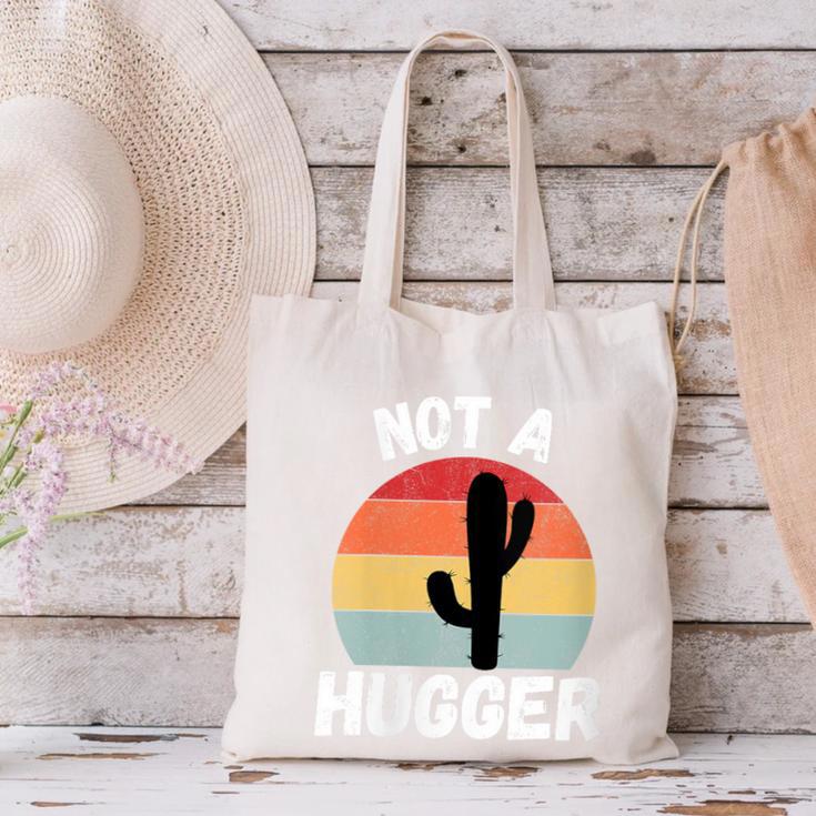 Not A Hugger Cactus Introvert Antisocial Canvas Tote Bag Not A Hugger Cactus Introvert Antisocial Canvas Tote Bag