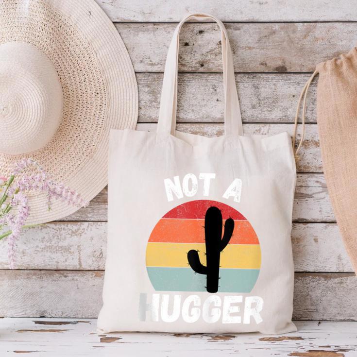 Not A Hugger Cactus Introvert Antisocial Canvas Tote Bag Not A Hugger Cactus Introvert Antisocial Canvas Tote Bag