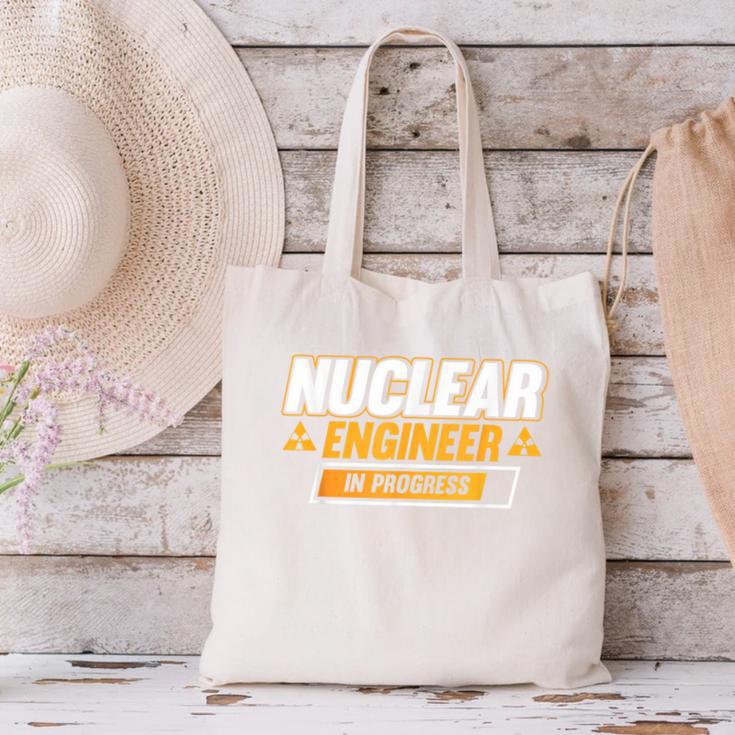 Nuclear Engineer In Progress Engineer Graduation Canvas Tote Bag