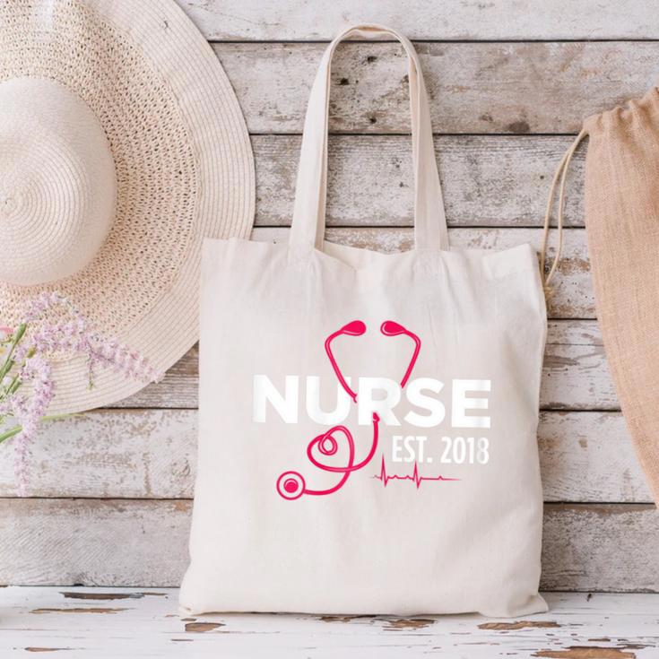 Nurse Graduate Graduation 2018 Nursing School Shirt Canvas Tote Bag