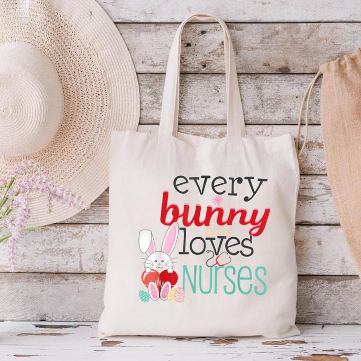 Nurse LPN RN CNA Easter Graduation Nursing 2021 Canvas Tote Bag