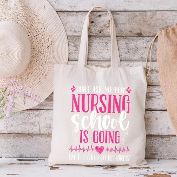 Nursing School Graduate Nurse Graduation Party Canvas Tote Bag