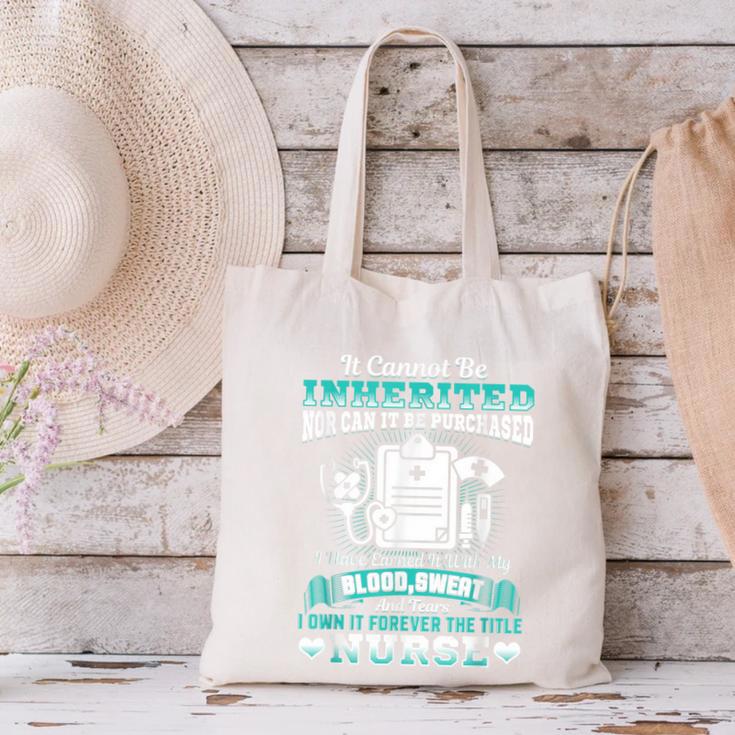 Nursing School Graduation Inherited RN LPN Nurse Grad 2021 Canvas Tote Bag