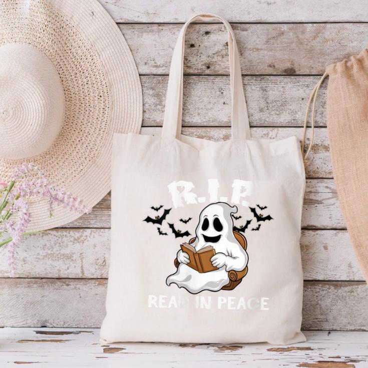 October Reading And Library Awareness Books And Boos Canvas Tote Bag October Reading And Library Awareness Books And Boos Canvas Tote Bag