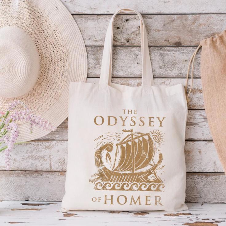 Odisea Soulz Iliad Odyssey Homer Ancient Greek History Book Odyssey Small Canvas Tote Bag