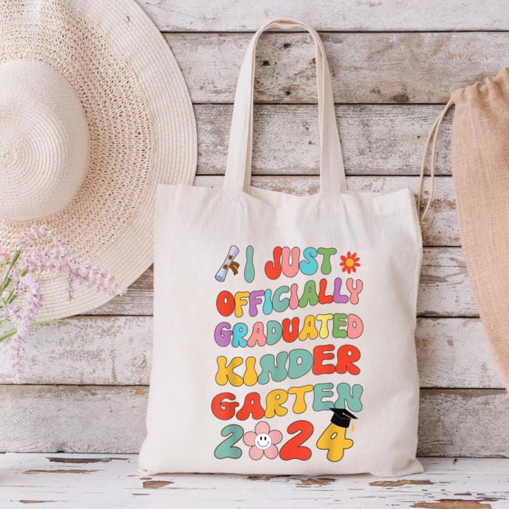 I Officially Graduated Kindergarten Graduation Class 2024 Canvas Tote Bag