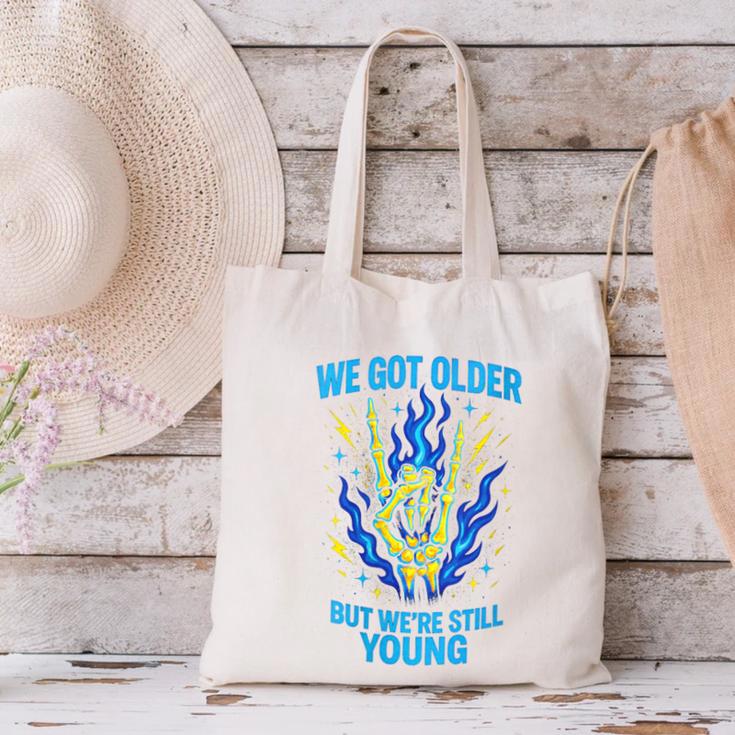 We Got Older Emo Punk Rock Nostalgia Canvas Tote Bag