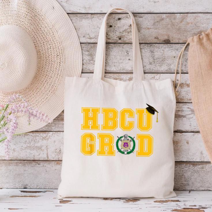 Omega Psi Phi Fraternity Paraphernalia HBCU Graduation Canvas Tote Bag