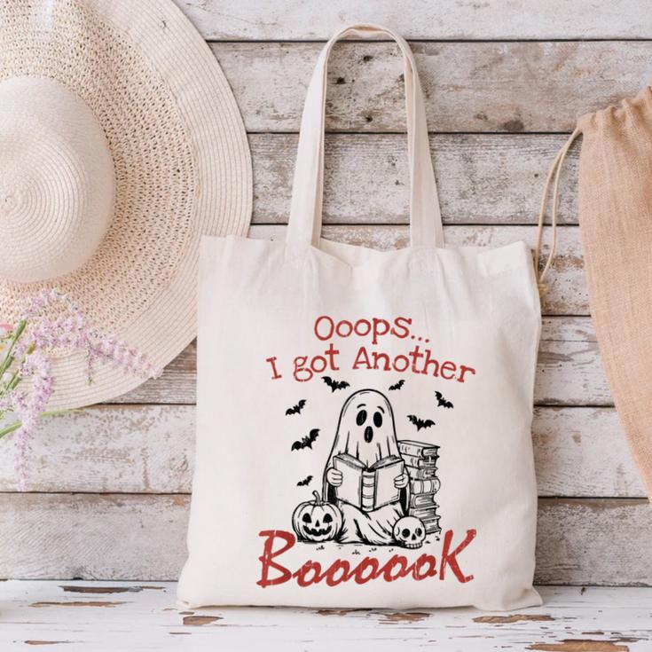 Oops I Got Another Book Boo Ghost Read Book Canvas Tote Bag Oops I Got Another Book Boo Ghost Read Book Canvas Tote Bag