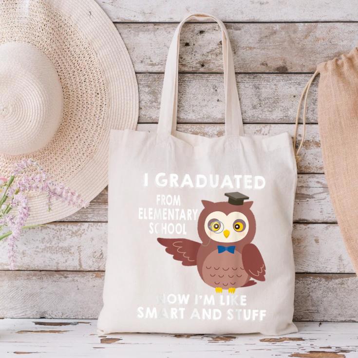 Owl Elementary Graduation Shirt-6th Grade Graduation Canvas Tote Bag
