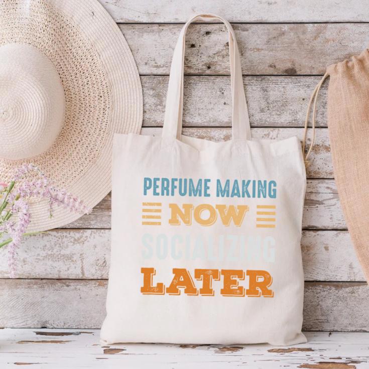 Perfume Making Now Minimal Socializing Introvert Vintage Canvas Tote Bag Perfume Making Now Minimal Socializing Introvert Vintage Canvas Tote Bag