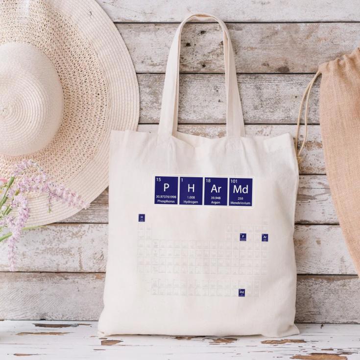 PharmD Pharmacy School Graduation Canvas Tote Bag