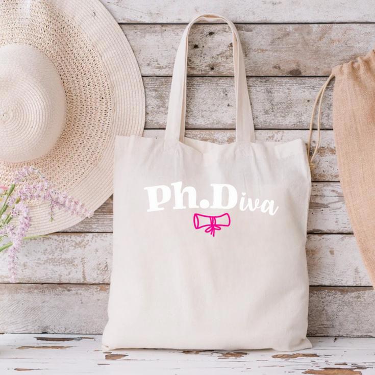 PhD Graduate PhD Female PhD Doctorate Graduation Phd Student Premium Tri-Blend Canvas Tote Bag