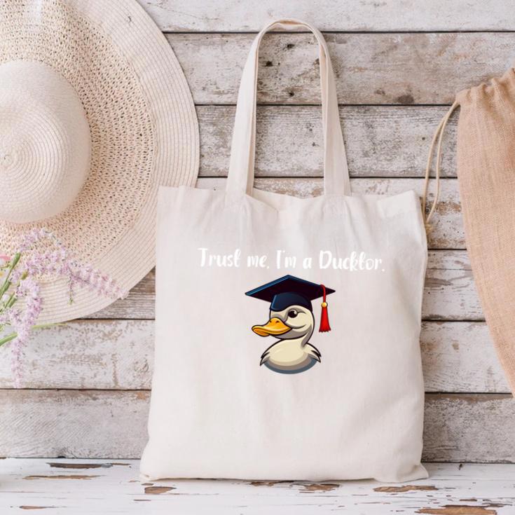 PhD Graduation Trust Me I'm a Doctor For PhD Graduate Canvas Tote Bag