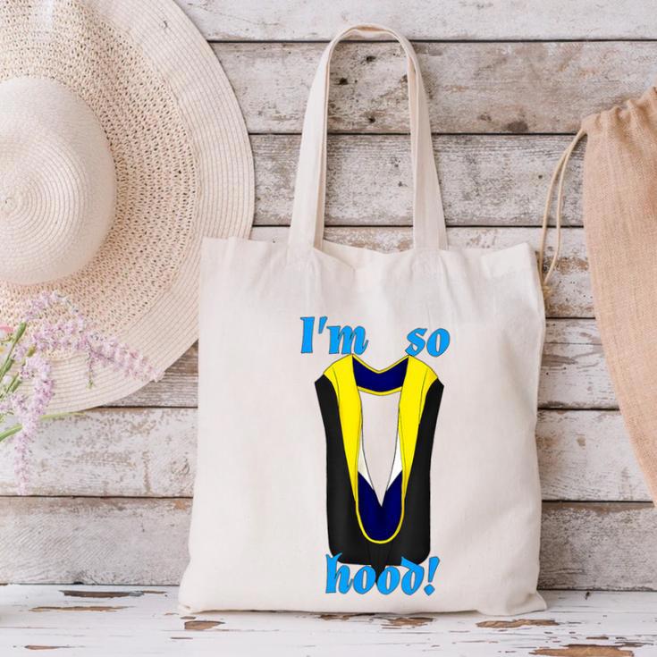 PhD Hood Graduation Shirt Doctorate Degree Doctoral Canvas Tote Bag