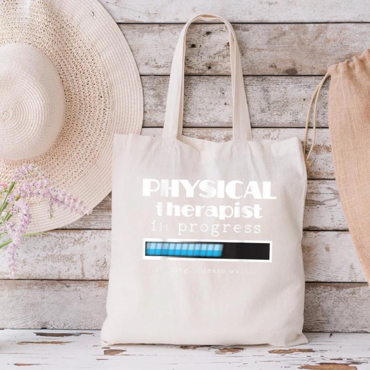 Physical Therapist Progress Graduation T-Shirt Canvas Tote Bag