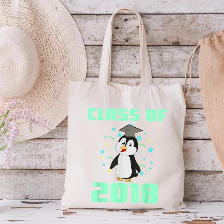 Pinguin Class 2018 Shirt Graduation Kids Graduate Canvas Tote Bag