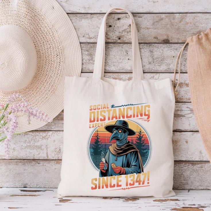 Plague Doctor Introvert Sarcastic Social Distancing Expert Canvas Tote Bag Plague Doctor Introvert Sarcastic Social Distancing Expert Canvas Tote Bag