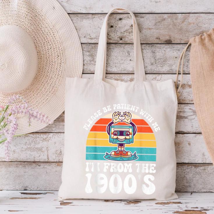 Please Be Patient With Me I'm From The 1900s Kawaii Canvas Tote Bag