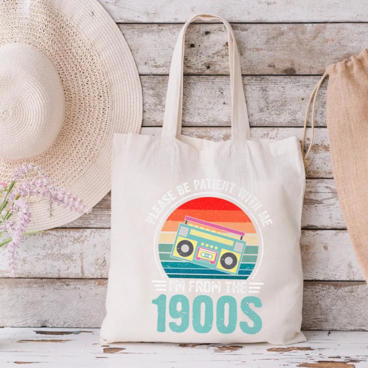 Please Be Patient With Me I'm From The 1900s Music Premium Canvas Tote Bag Please Be Patient With Me I'm From The 1900s Music Premium Canvas Tote Bag