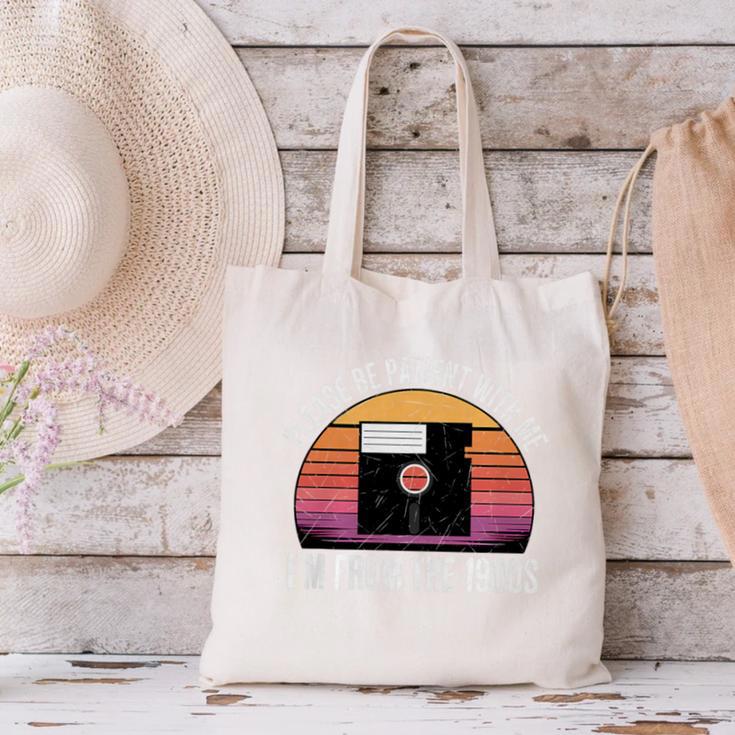 Please Be Patient With Me I'm From The 1900s PC Floppy Disk Premium Tri-Blend Canvas Tote Bag Please Be Patient With Me I'm From The 1900s PC Floppy Disk Premium Tri-Blend Canvas Tote Bag