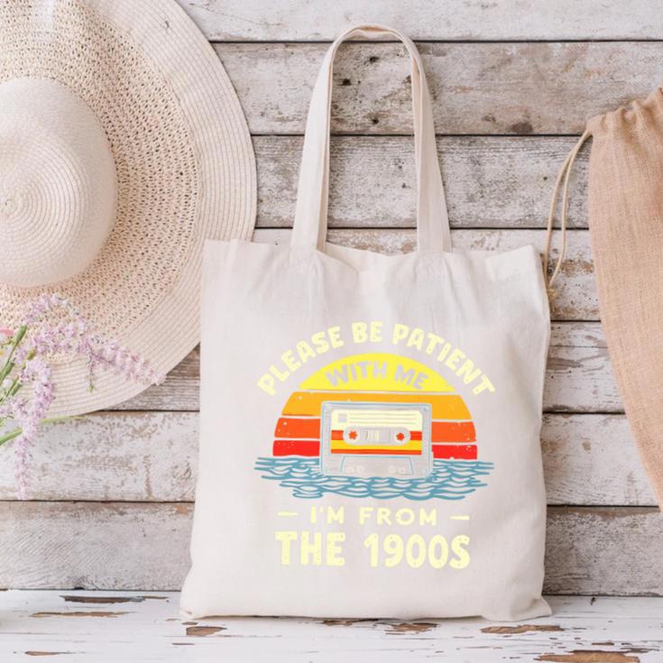 Please Be Patient With Me I'm From The 1900s Shirt Men Women Premium Tri-Blend Canvas Tote Bag